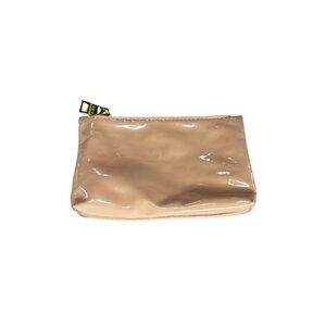 Steve Madden Patent Nude Cosmetic Pouch Bag